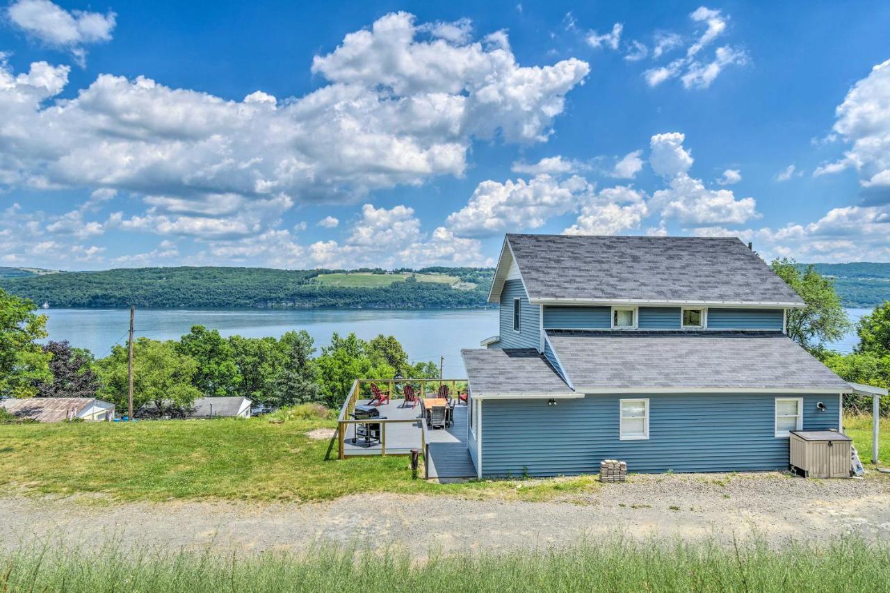 Watkins Glen Lakeview Cottage With Waterfall! Exterior foto